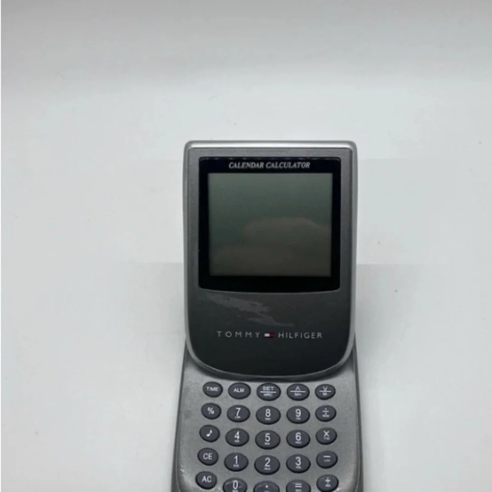 Tommy Hilfiger Silver Desk Calculator